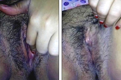 Indian wife hair pussy fingering